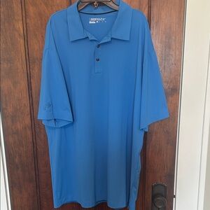 Nike Men's Polo Shirt Miller Lite embroidered in Vibrant Blue